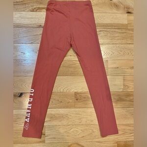 Girls Old Navy Logo Leggings Pink / Spice Size XL 14/16